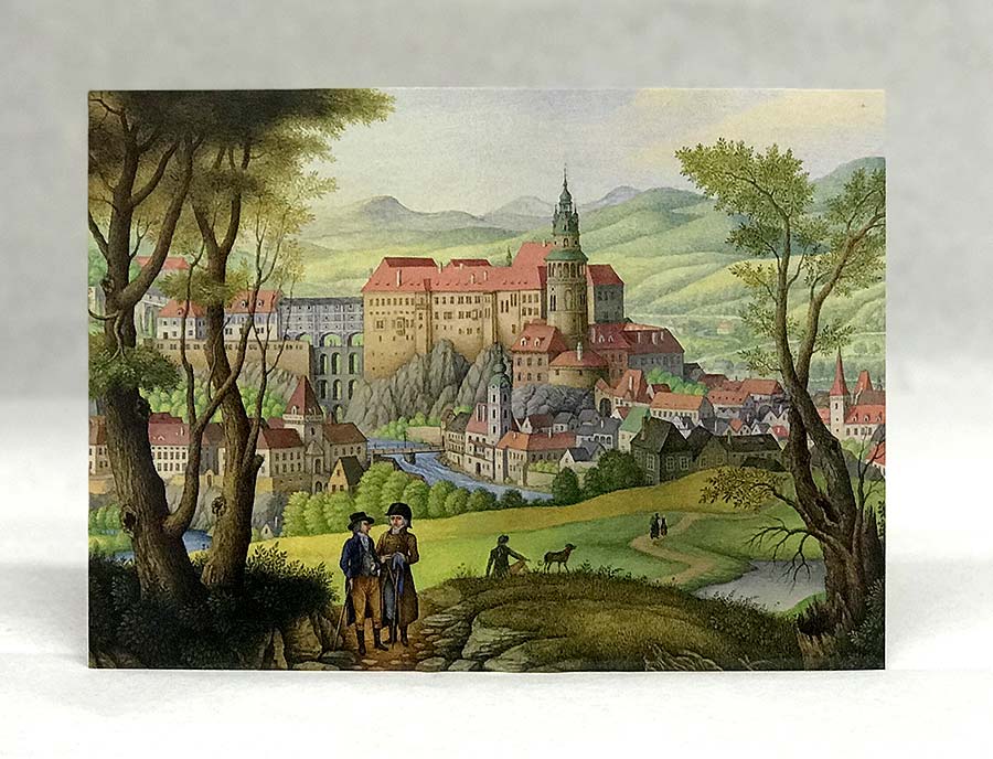 Veduta - post card, Czech Krumlov Original