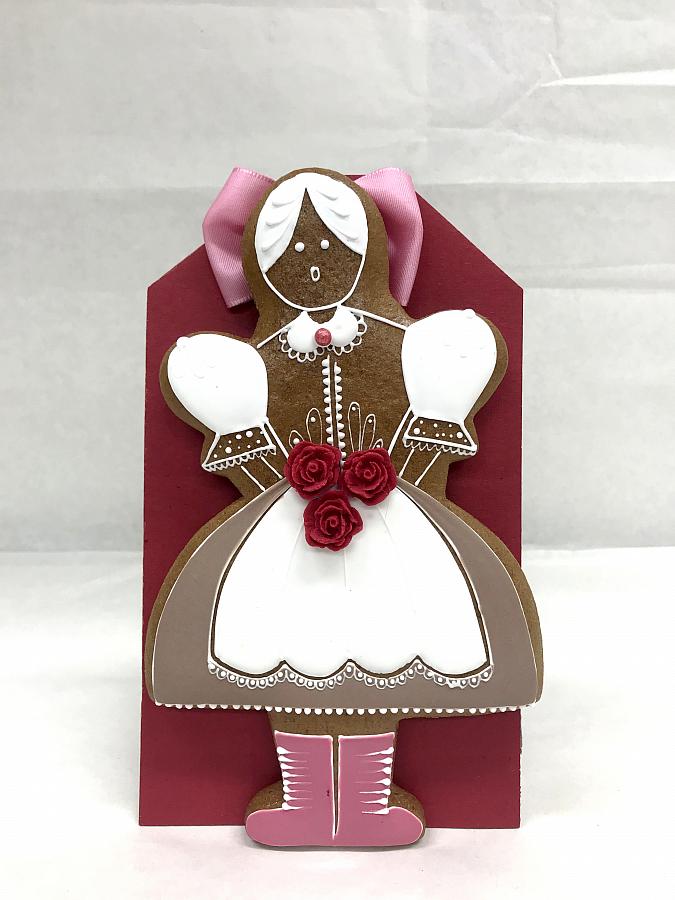 Painted Gingerbread - Countrywoman, Czech Krumlov Original