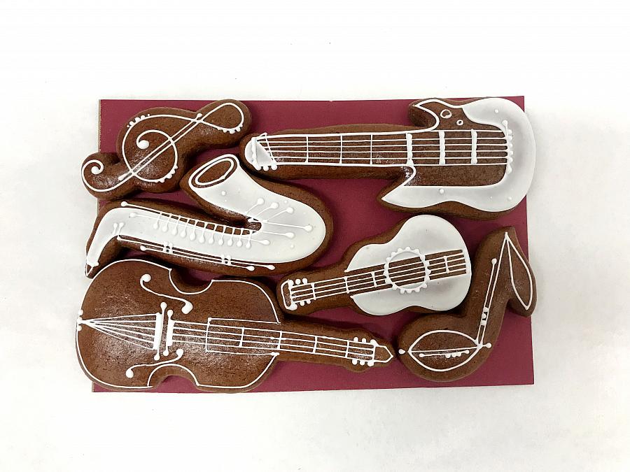 Painted Gingerbread - Music set, Czech Krumlov Original