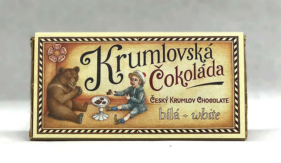 Krumlov chocolate - White, Czech Krumlov Original