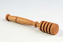 Wooden honey stirrer