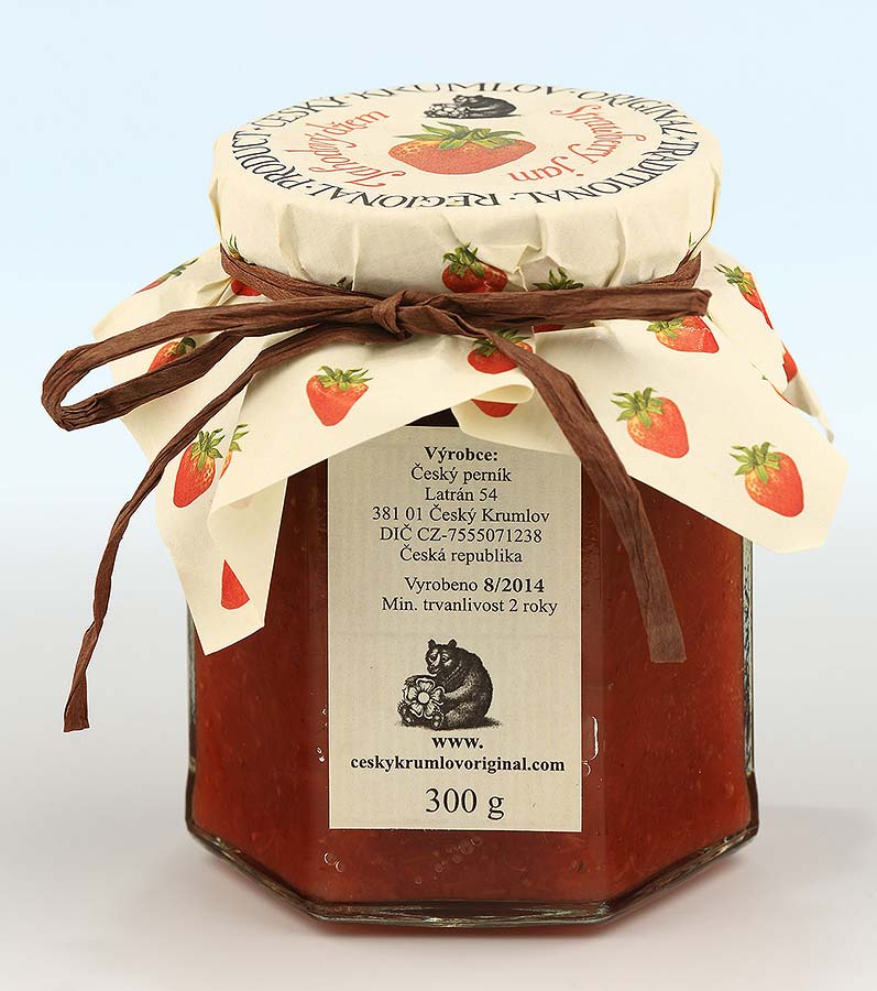 Strawberry jam, Czech Krumlov Original