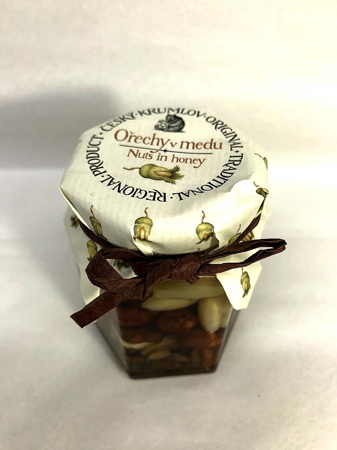 Ořechy v medu 125g, Český Krumlov Originál Ořechy v medu 125g, Český Krumlov Originál