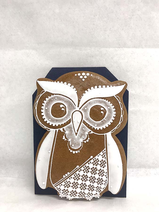 Painted Gingerbread - Owl, Czech Krumlov Original