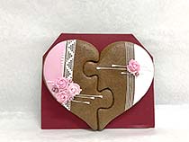 Painted Gingerbread - Heart puzzle