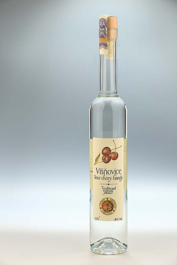 Sour cherry brandy 0,5l, Czech Krumlov Original