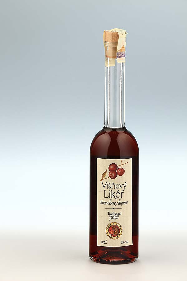 Sour cherry liqueur 0,2l, Czech Krumlov Original