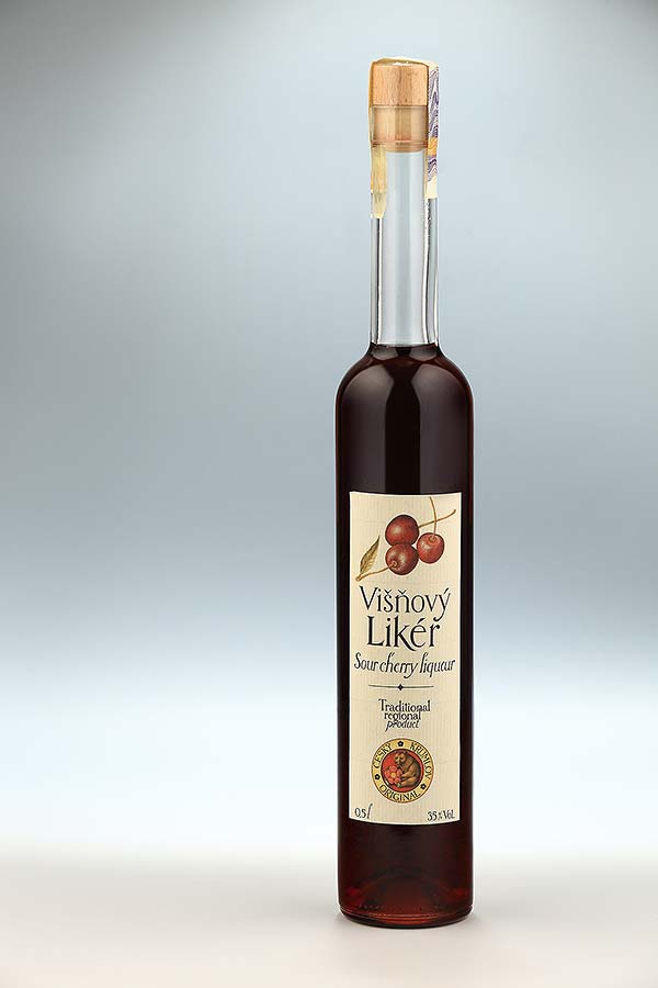 Sour cherry liqueur 0,5l, Czech Krumlov Original