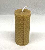 Wax candle narrow small